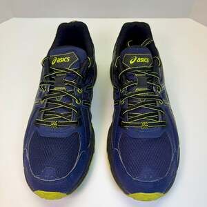 ASICS Gel-Venture Trail Running Shoes Indigo Blue Energy Green Men’s 9 T7G1N